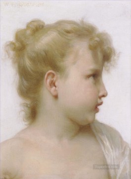 ウィリアム・アドルフ・ブーグロー Painting - 小さな娘のためのエチュード 小さな娘のための練習曲 リアリズム ウィリアム・アドルフ・ブーグロー